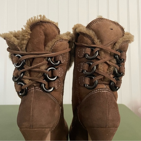 Sebastian Milano ELIATY Sherpa Lined Boots in Italian Leather Hand Made *Italy* - Picture 11 of 15